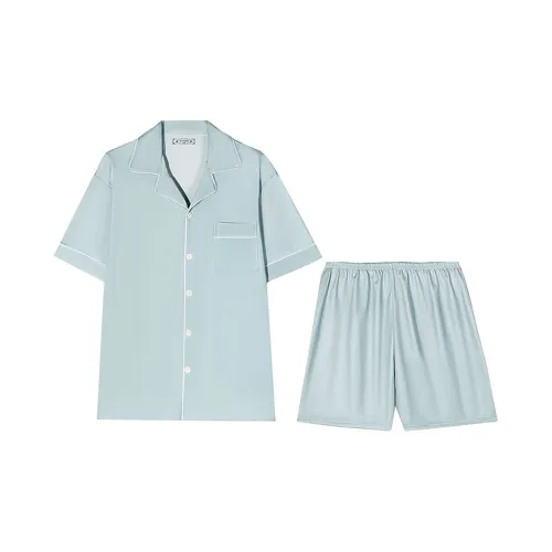 Пижамный комплект Flowers in Water мужской небесно-голубой