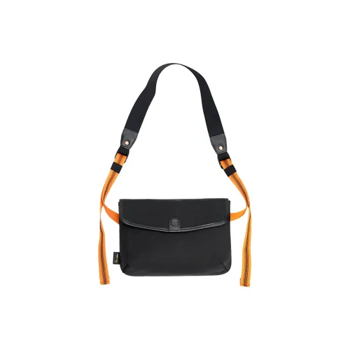 DOSRFINI Нейлоновая сумка через плечо унисекс черного цвета