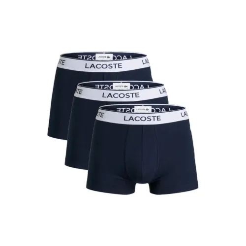 LACOSTE Трусы Мужские упаковка из 3 штук синий