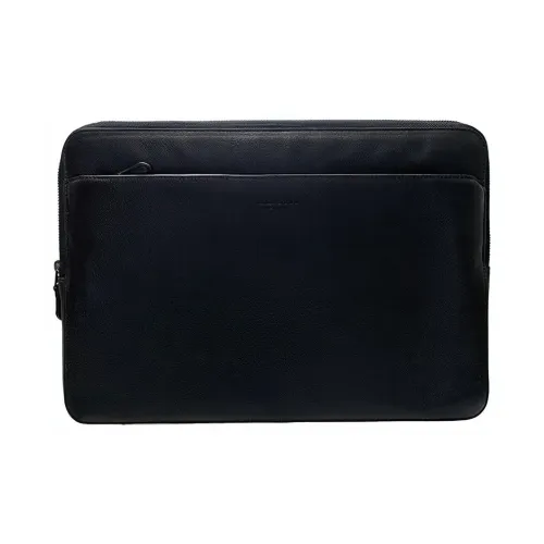 COACH Кожа Ноутбук Сумка Большая Мужская Черная