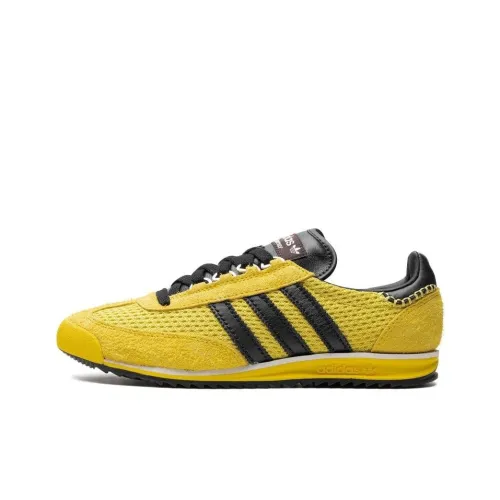 WALES BONNER x Adidas Originals SL76 Slip-resistant Abrasion-resistant Low Top Casual Shoes Unisex Yellow Black WALES BONNER x Adidas Originals SL76 Противоскользящий устойчивый к истиранию низкий топ повседневная обувь унисекс желтый черный
