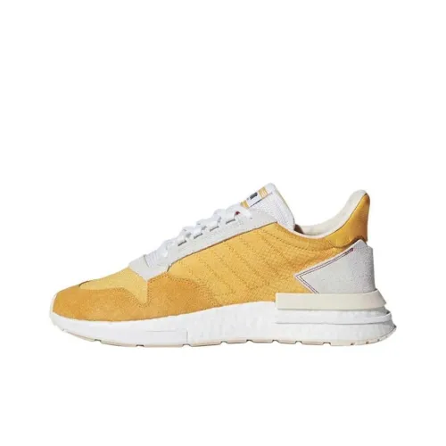 Adidas Originals ZX 500 RM Желтый Белый Slip-resistant Abrasion-resistant Амортизация Низкий Топ Повседневная Обувь