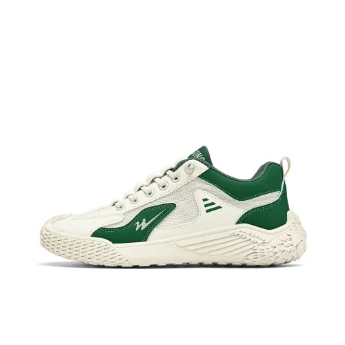 Binary Low Топ Скейтборд Кроссовки Мужские Бежево-Зеленые