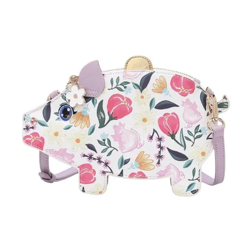 Vendula ПУ (полиуретан) Портативная Сумка через плечо Сумка на плечо Средняя Женская Белая и Многоцветная