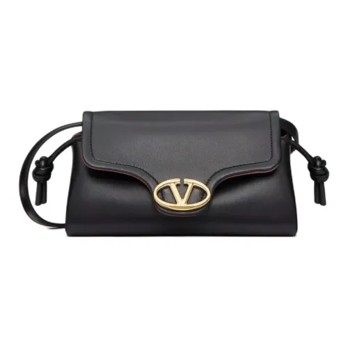 Valentino Напп-Кожа Сумка через плечо Мини Женский Черный
