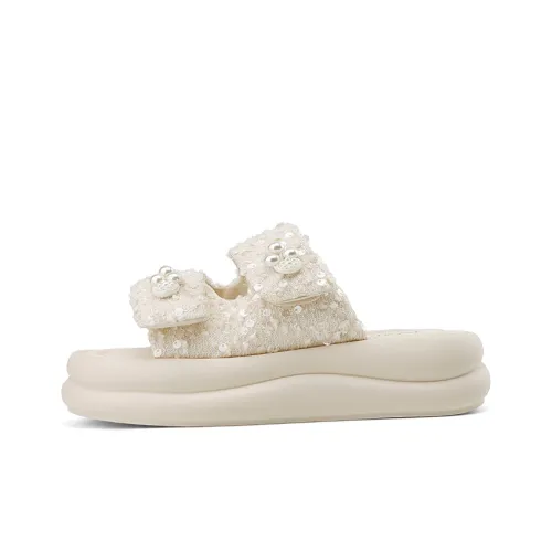 JOSINY ПУ (полиуретан) Полиуретан Вырезные Вязаные Ткани Противоскользящие Слипоны Женские