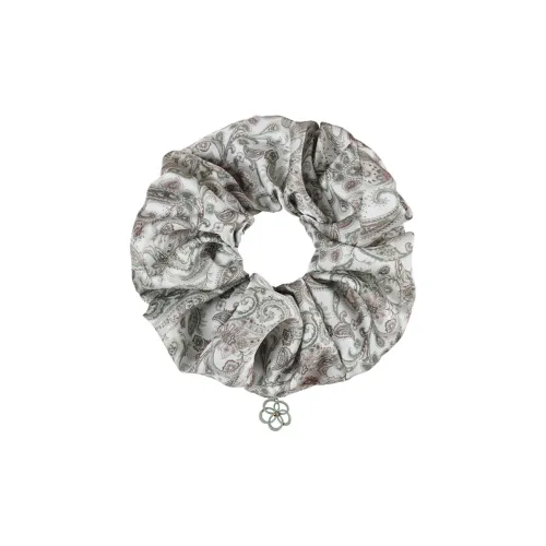 DANA BURTON Полиэстер Хлопок Латунь Резинка для волос Женская Зеленая