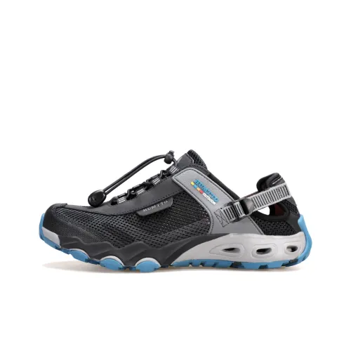 HUMTTO Горная обувь Мужская Черный Деним Синий