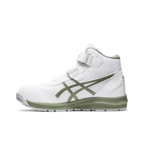 Asics Winjob CP216 Высокий Топ Повседневная Обувь Унисекс Белый Зеленый