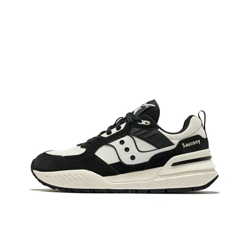 Saucony Shadow 5000 Беговые кроссовки Низкий верх Черный Бежевый Унисекс