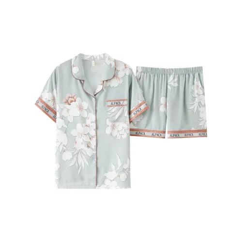 The Story Of The Flower Season Пижамный комплект женский светло-голубой