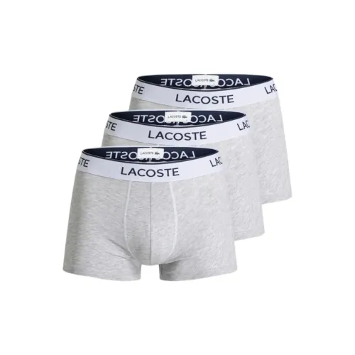 Lacoste Боксеры Мужские 3 упаковки Серый