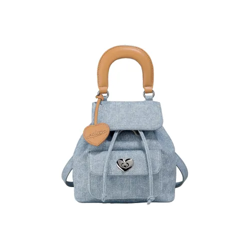 AILUXI Синтетическая кожа Рюкзак Стандартный Женский Джинсовый синий