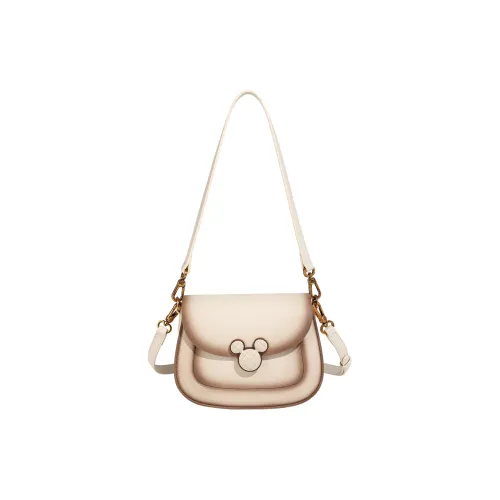 Disney Mickey Series ПУ (полиуретан) Подмышечный Маленький Квадратный Сумка Сумка через плечо Женская Молочно-Кофейный