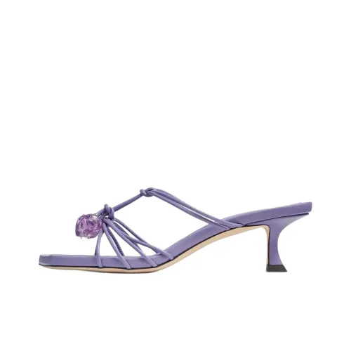 Jimmy Choo Слипоны Женские Фиолетовые