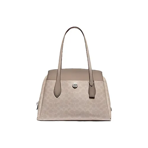 COACH Lora Сумка через плечо из искусственной кожи сумка для женщин цвет тауповый умбра