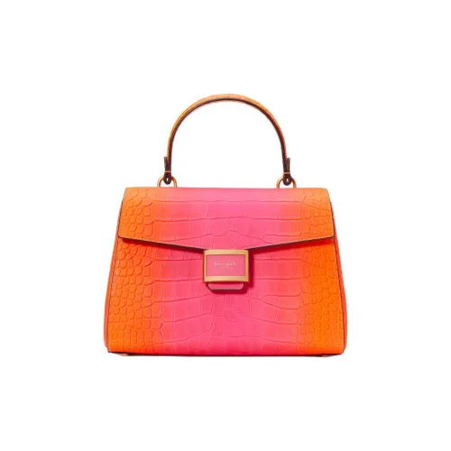 Kate Spade Katy Крокодил Тисненая кожа Сумка через плечо Сумка Средний Женская Малиновый