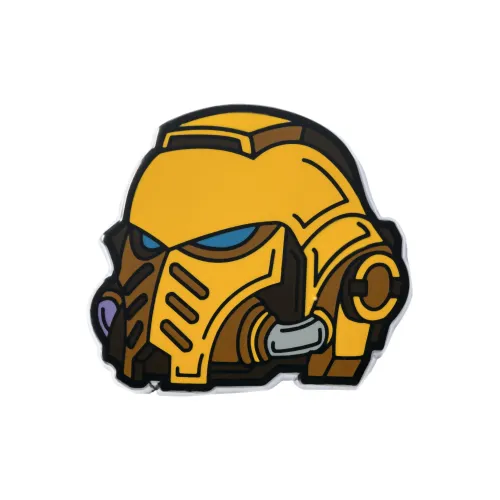 STARFORGED Имперский Кулак Warhammer 40K Космос Морские Императора Вооруженные СИЛЫ Шлем Значки