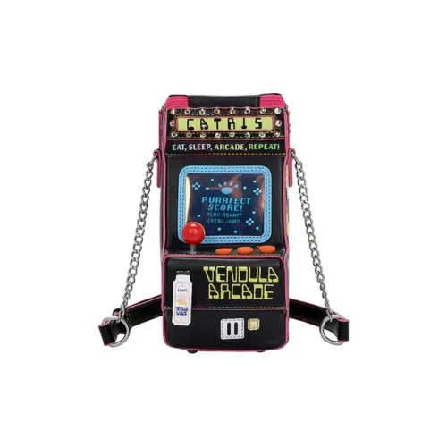 Vendula ПУ (полиуретан) Сумка через плечо Маленькая Женская Розово-красная