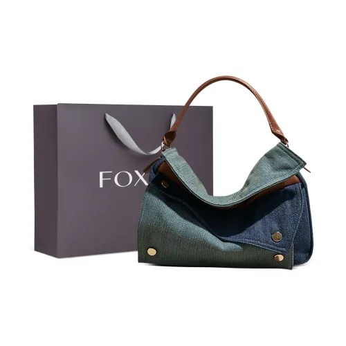 FOXER Клатчи Джинсовый Синий Женские