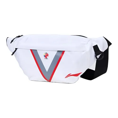 Бананка сумка через плечо унисекс белая