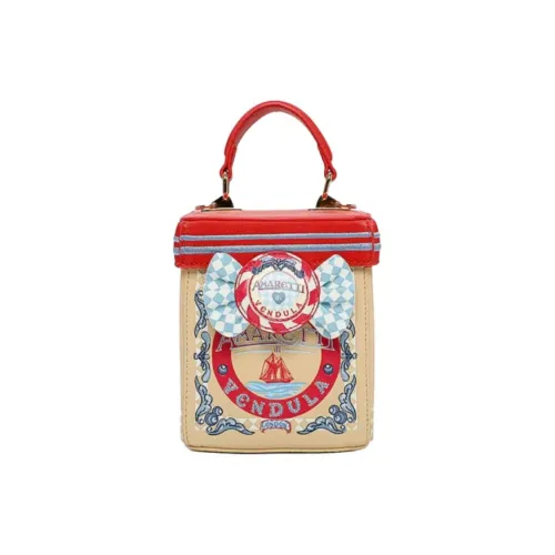 Vendula ПУ (полиуретан) Сумка через плечо Одно плечо Средний Женский Красный Бежевый