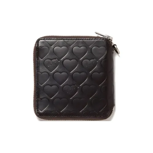 HUMAN MADE Кошелек из коровьей кожи женский коричневый желтый светлый умбра