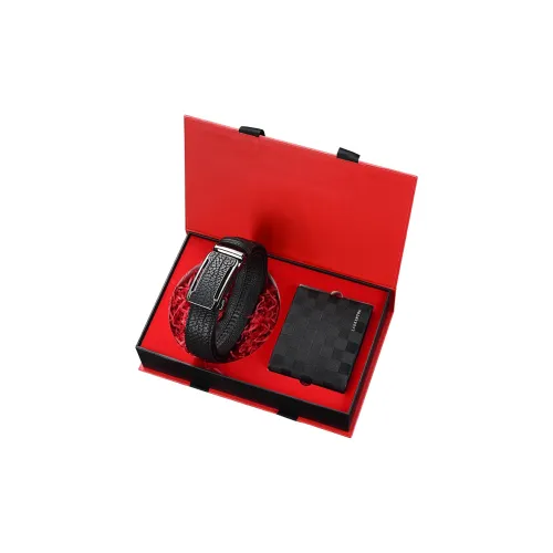 Old Man's Head Кошелек Ремень Набор Подарок парню или Dad Мужской 3,5см День отца