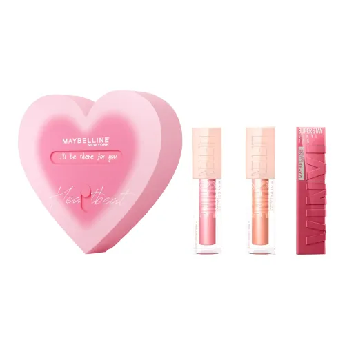 Maybelline 520 Ограниченная серия Doodle Stick + Kiss Clasp Stick Heartfelt Words ЛИП ГЛосс Глянцевый Легко Смешиваемый 5,4 мл + 4,2 мл