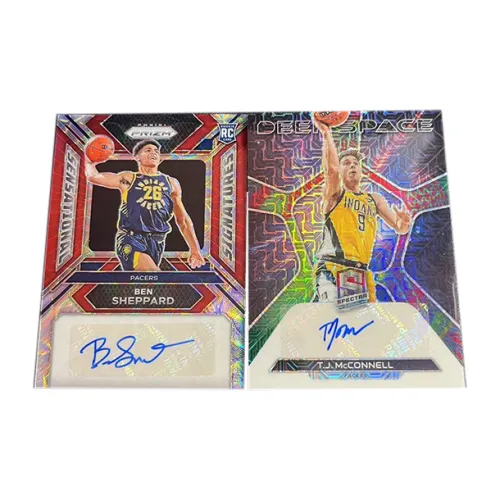 Панини TJ McConnell Бен Шепард Звезда Карта Спортивные карты 2 шт