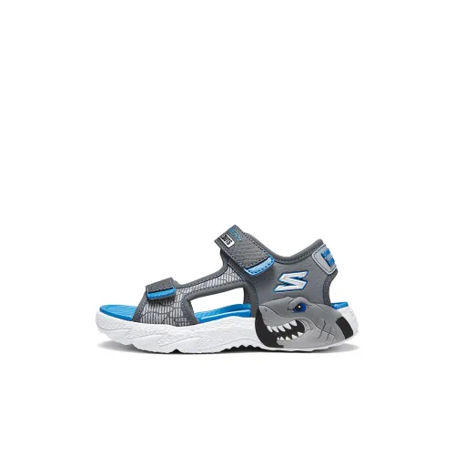 Skechers Kids Сандалии Серо-голубого цвета для детей