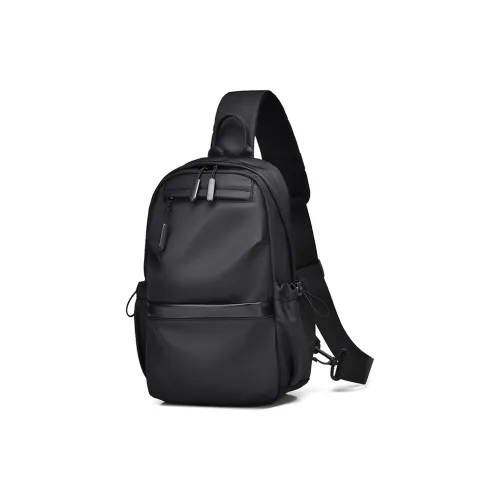 DOSRFINI Oxford Sling Bag Standard Men's Black