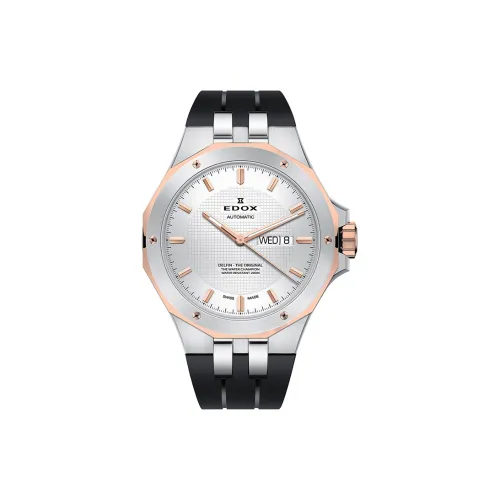 EDOX Автоматический Механический Механизм Мужские Часы 43 мм Синий