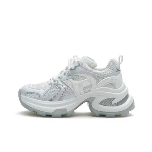 MASOOMAKE Дышащие Кроссовки с увеличенной высотой и толстой подошвой для женщин