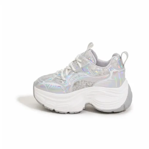 Milan Love Song Устойчивый к истиранию Дышащий Водонепроницаемый Низкий топ Толстая подошва Кроссовки Женские