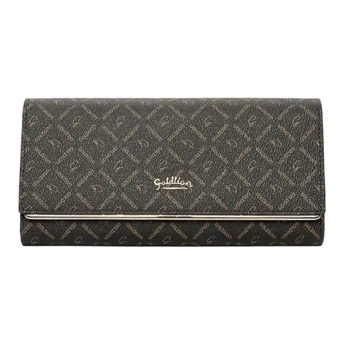 GOLDLION PVC Кошелек Женские Темный кофейный Светлый кофейный Хаки