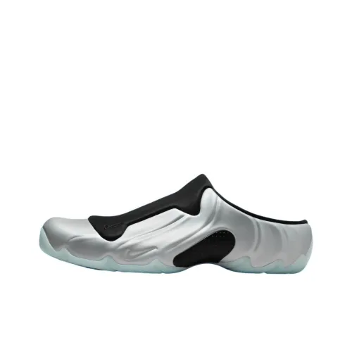 Nike Clogposite Домашние тапочки Унисекс Серебристый Черный