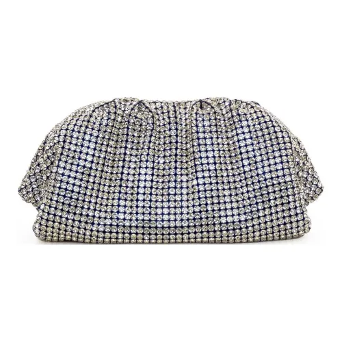 Self Портрет Полиэстер с Ромбом Одно плечо Клатч Женское Серебро