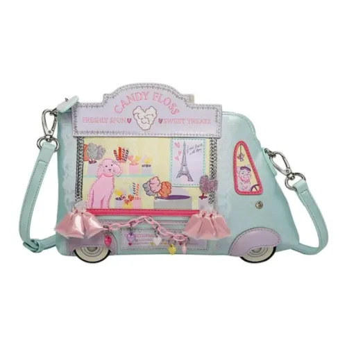 Vendula ПУ (полиуретан) Сумка через плечо Средняя Женская Розовая