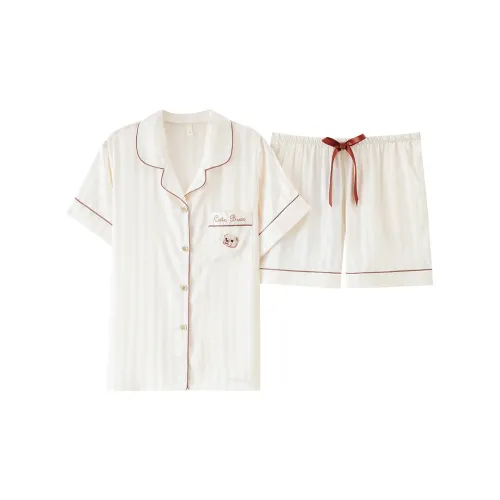 The Story Of The Flower Season Пижама Набор Женские Белые