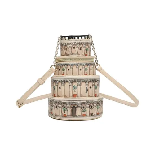 Vendula ПУ (полиуретан) Сумка через плечо Средняя Женская Бежевая