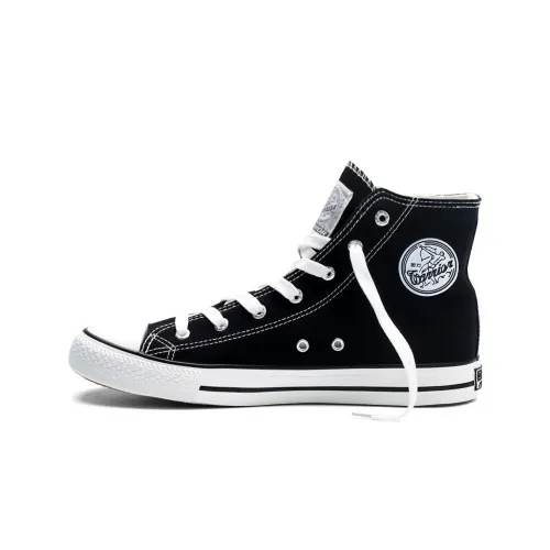 Warrior High-Top Sneakers Black Unisex
