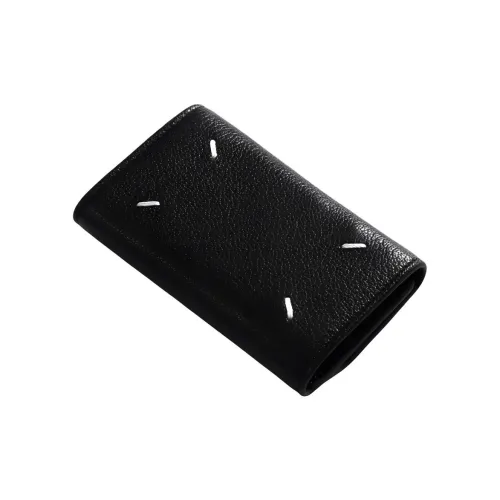 Maison Margiela GRAIN LEATHER Key Pouch Унисекс Черный