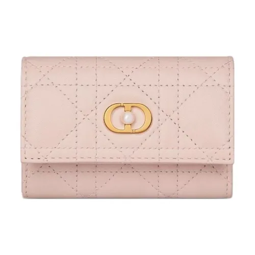 DIOR Jolie Sheepskin Wallet Women's Blush Pink