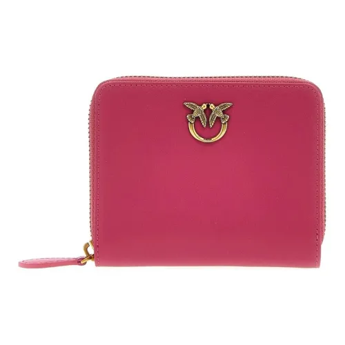 PINKO Козья кожа с полиуретаном Кошелек Женские Фуксия