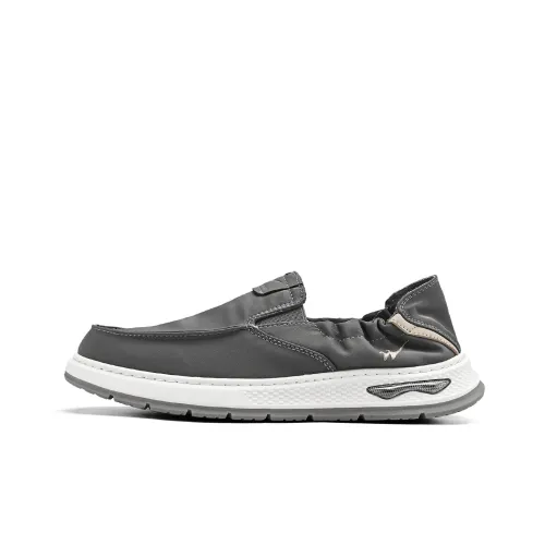 Binary Мужские повседневные туфли Low Top Серые Мужские
