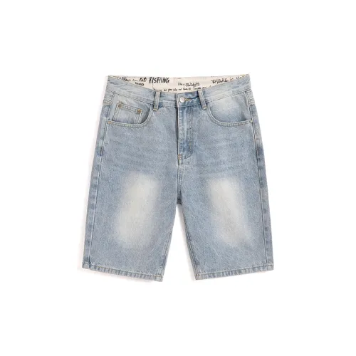 JEEP Джинсовые шорты Мужские Небесно-голубые