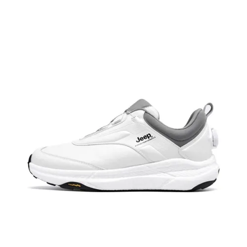 JEEP Спортивная обувь Низкий топ Альпинизм Походная обувь Мужская цвет слоновой кости