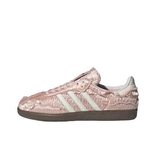 Adidas Originals SAMBA OG Немецкие армейские кроссовки Низкий топ Прозрачный Розовый/Ярко-белый/Розовый Женские