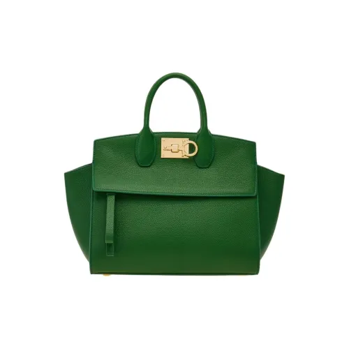 Ferragamo Studio Коровья кожа Сумка Маленькая Женская Лесной зеленый